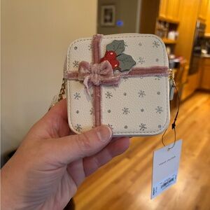 LC Lauren Conrad Christmas Coin Purse